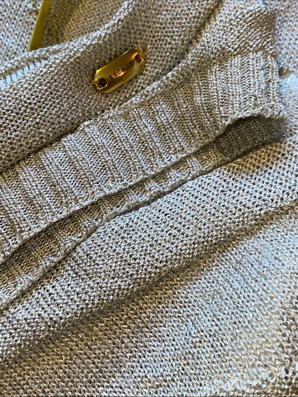 Escada knit tank gold - Picture 7 of 8
